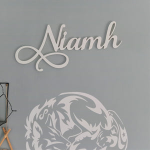 Large Hanging  Words |  Names 15 - 50cm | Solid White - Funky Letters