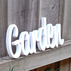 Large Freestanding | Words | Names |  15 - 50cm | Solid White - Funky Letters